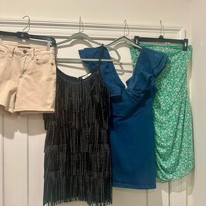 Stylish Clothing Bundle - Black, Blue, Green, Tan